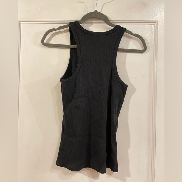 AGOLDE Black Ribbed Racerback - Picture 9 of 13